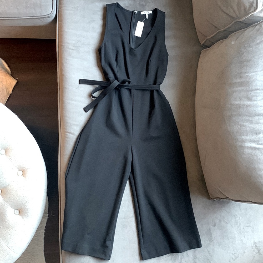 Anthropologie Black Jumpsuit, Size XS Petite